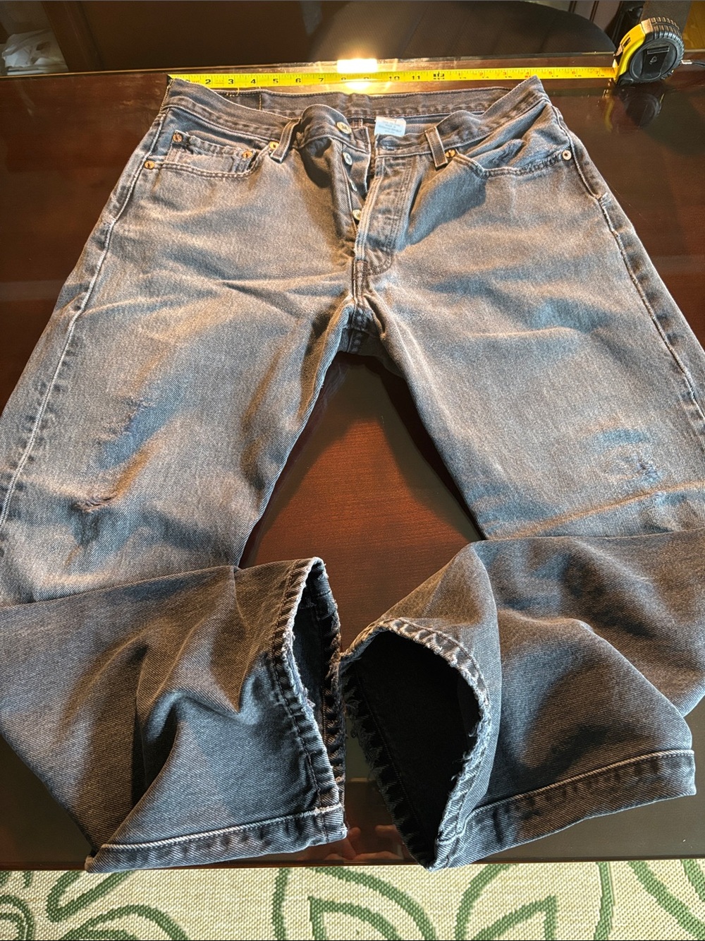 Classic levis 501 button fly jeans
